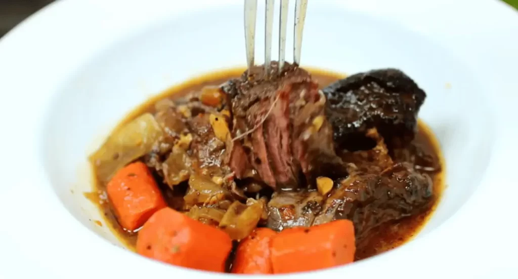 Oven-cooked chuck roast vs. crockpot-cooked chuck roast.