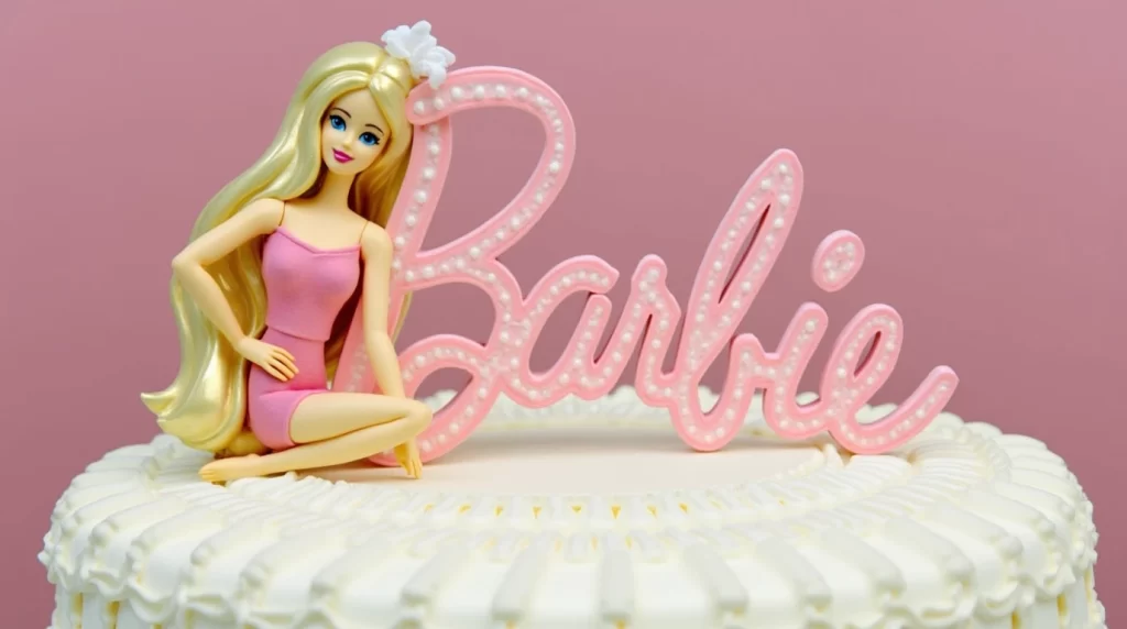 Barbie cake toppers