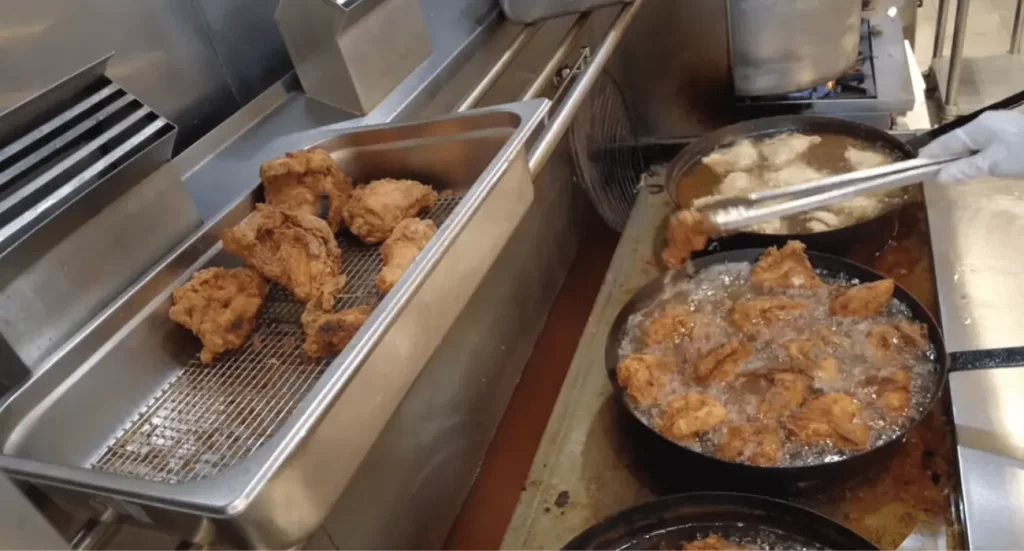 New York Fried Chicken: A Culinary Icon showcasing crispy fried chicken with a New York skyline backdrop